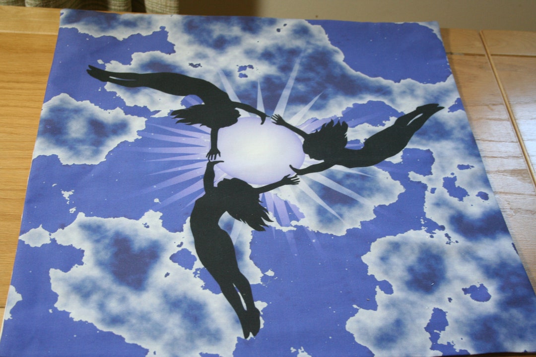 Mat Angels Three Angels Altar Cloth or Tarot Mat - Etsy