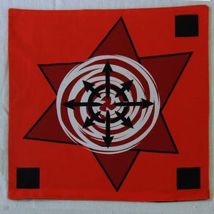 Altar Cloth or Tarot Mat - Discordian Altar Cloth - Pagan or Wiccan Altar Cloth or Tarot Cloth  - Divination Cloth, Casting Mat