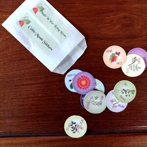 Stickers - Celtic Months Illustrated for Calendars, Pagan Datebooks, Wiccan Book of Shadows & Planner Stickers