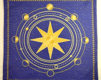 Inannas oder Ishtars Symbole Altartuch oder Tarotmatte. Passende Tasche erhältlich