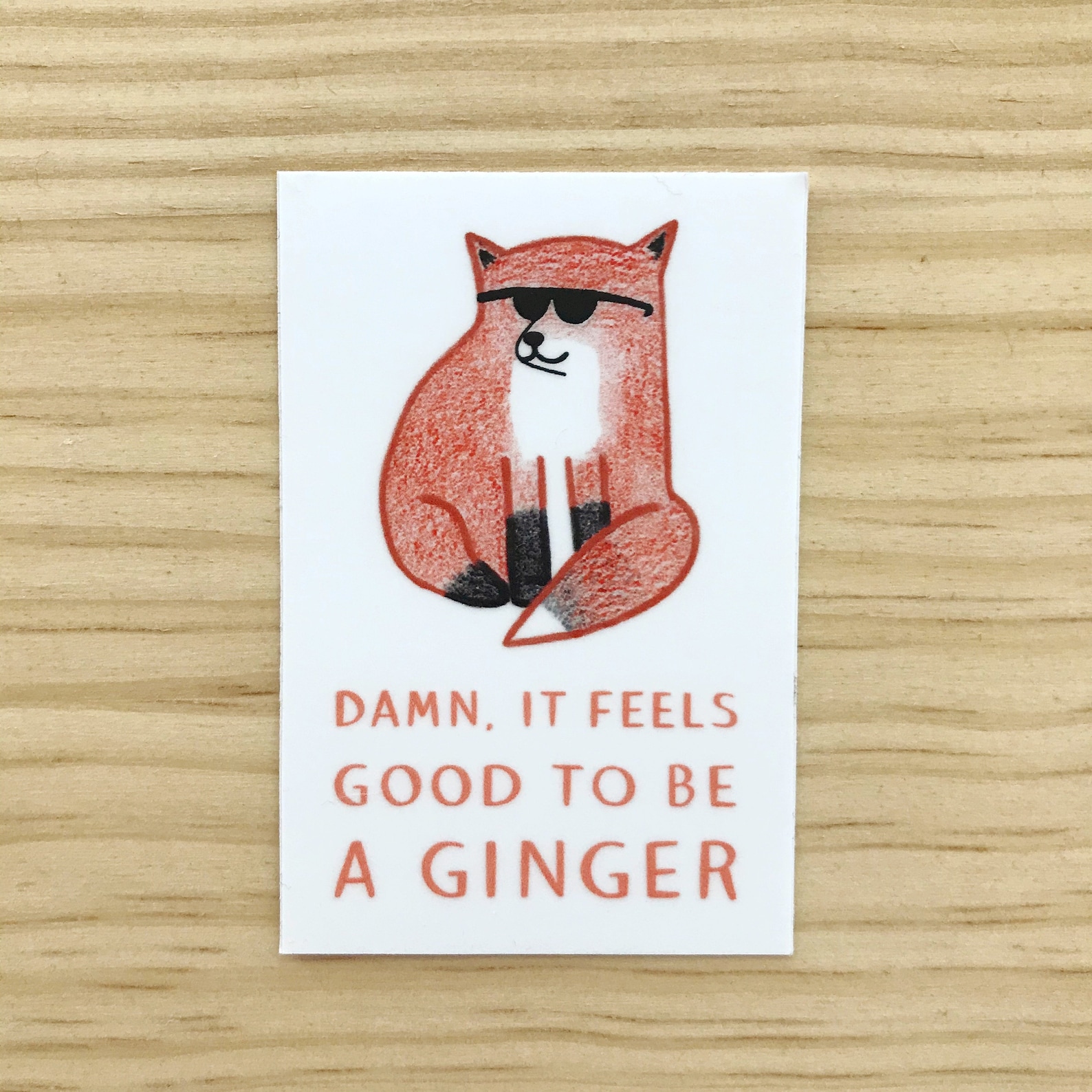 Ginger Sticker laptop sticker funny sticker cute sticker Etsy