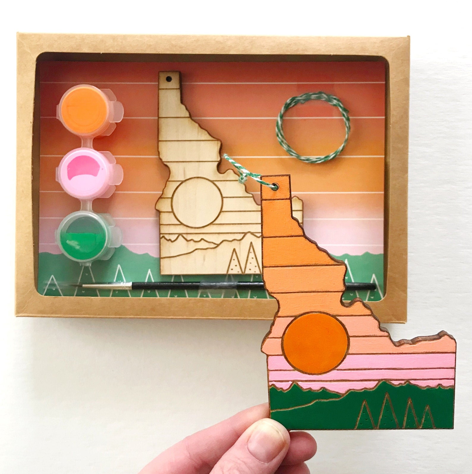 DIY Idaho Sunset Ornament Craft Kit idaho gift idaho Etsy