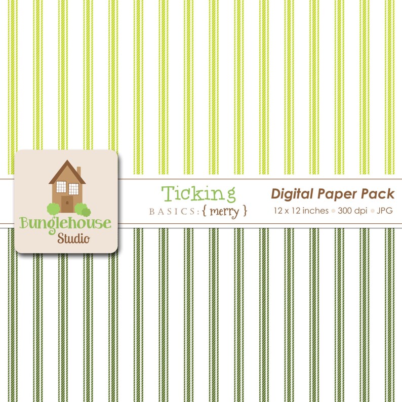 Christmas Ticking Digital Paper Ticking Background Red &amp; Green Paper ...