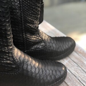 python high boots