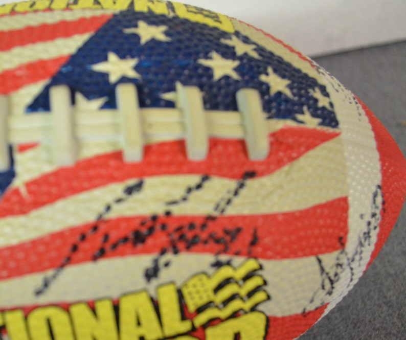 Ike Taylor Pittsburgh Steelers ORGINAL Autographed football with 6 Stars!! Bryant McFadden Charlie Batch