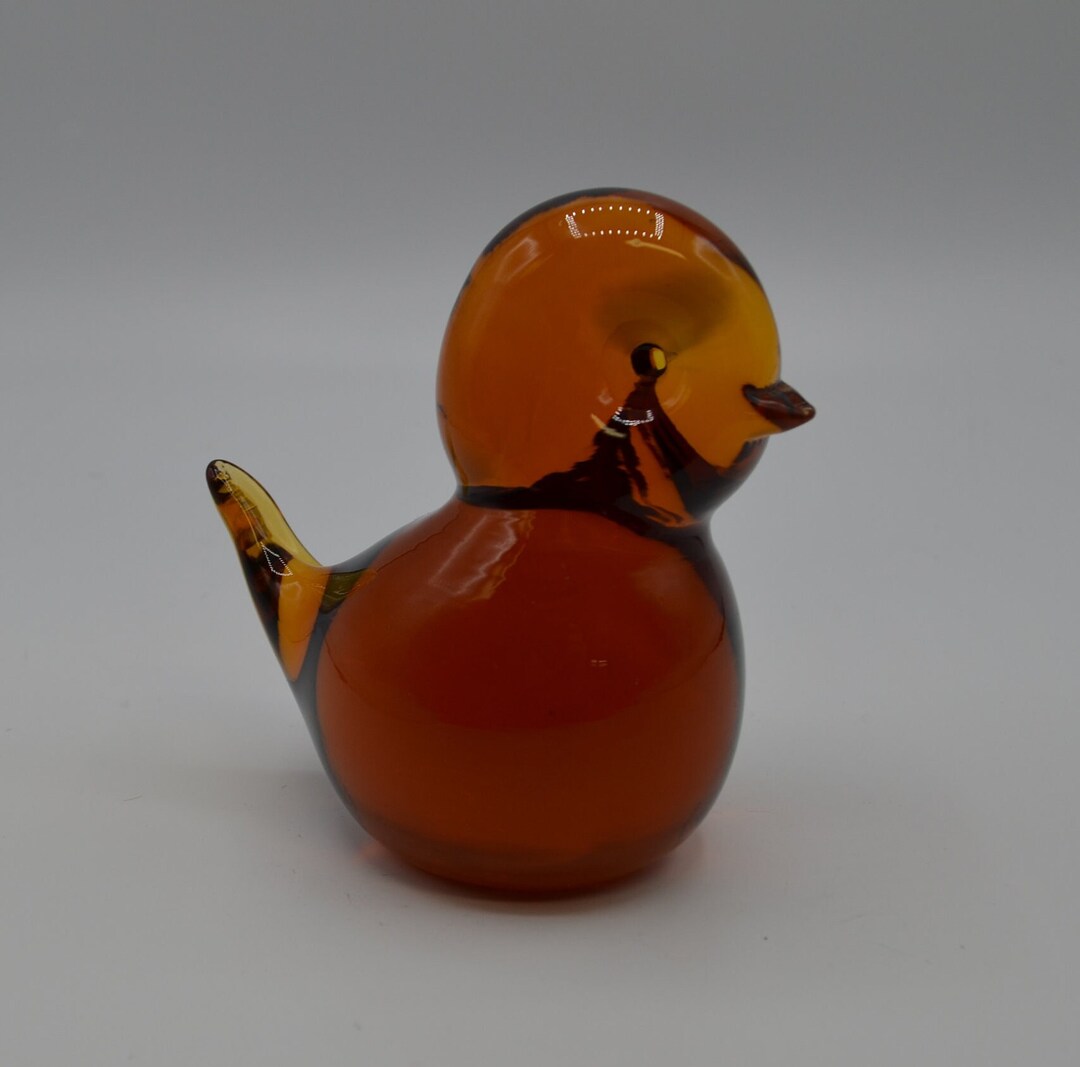 Art Glass Bird Paperweight Larger Large Size 4