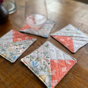 Fabric coasters - set of 4
