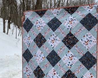 Baby Quilt - Country Mouse - 38.5” x 48”