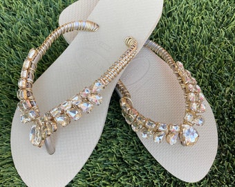 havaianas with rhinestones