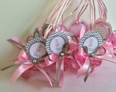 Items Similar To 12 Ballerina Baby Shower Chevron Ballerina Shoes