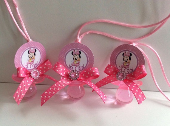minnie mouse baby shower favors