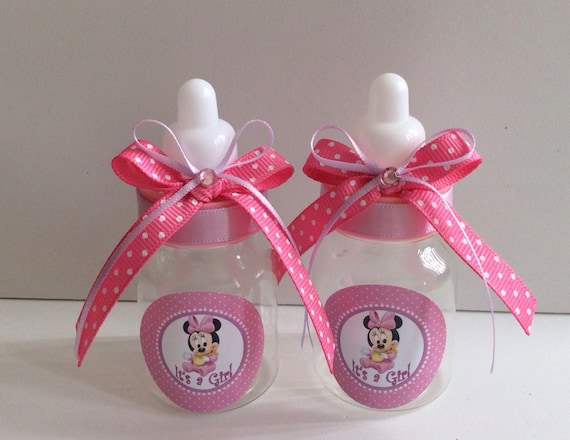 12 Small 3 5 Minnie Mouse Baby Shower Favors In Pink And Etsy