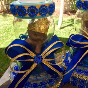 One Royal Blue Prince Baby Shower Centerpiece Little Prince - Etsy