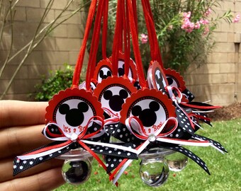 24 Minnie and Mickey Mouse Pacifiers for Baby Shower-mickey Mouse