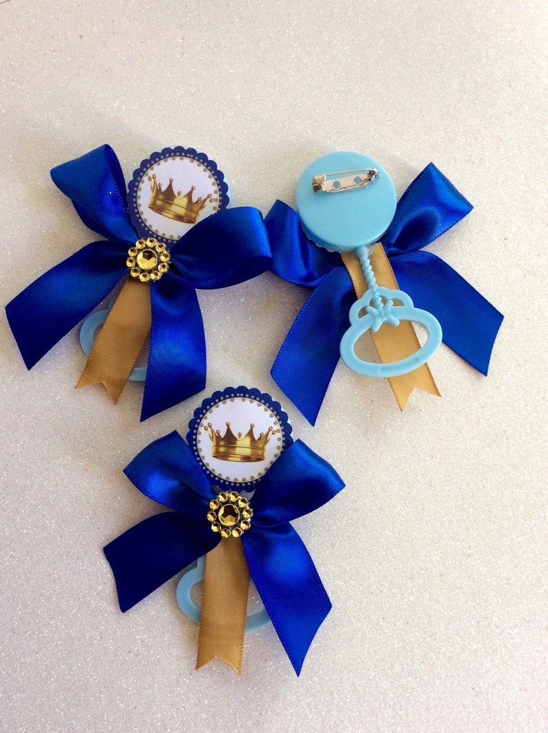 12 Royal Blue Little Prince Baby Shower Pins Little Prince Etsy