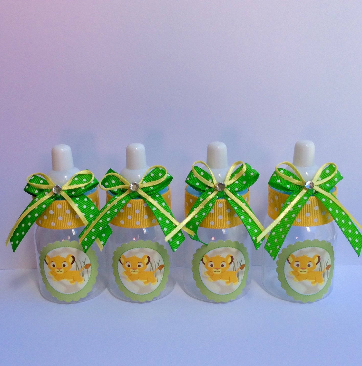 12 Small 3 5 Lion King Baby Shower Bottles
