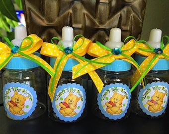 24 small 3.5" Winnie the pooh baby shower favors-pooh baby shower- Winnie the Pooh baby shower- baby winnie the pooh- baby shower favor
