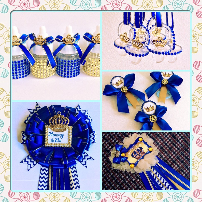 royal-blue-baby-shower-mommy-to-be-pin-little-prince-etsy