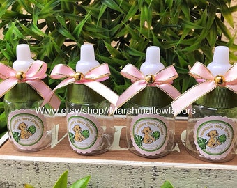 12 small 3.5" Lion king baby shower baby bottles- lion king baby shower favor- lion king baby shower- baby lion king- simba baby shower