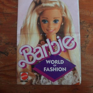 Barbie Booklet ~ World of Fashion