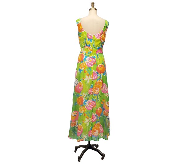 Vintage 1970s McInerny Hawaiian maxi dress | 70s brig… - Gem