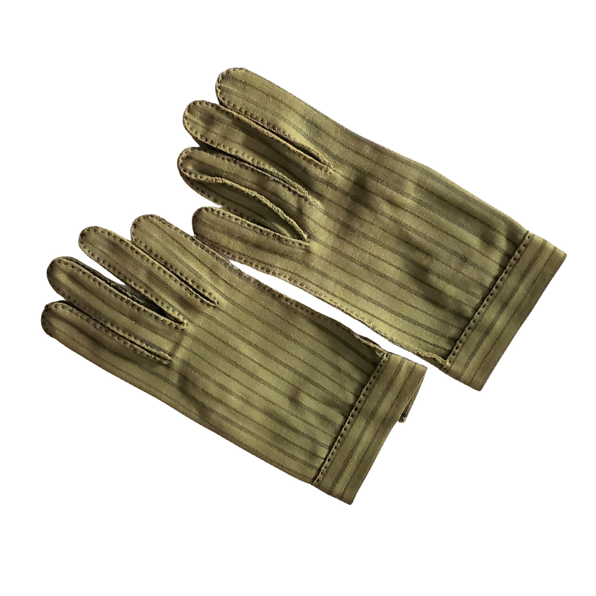 Vintage 1950s Hermes Paris Le Gant Wear-right Vintage Olive Green With Charcoal Stripe Wrist GLOVES - Etsy Vintage 1950s Hermes Paris Le Gant Wear-right Vintage Olive Green With Charcoal Stripe Wrist GLOVES - Etsy