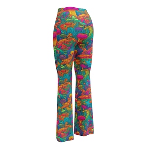 Psychedelic Trippy Flare Pants | Festival | Rave | Leggings  - Made to Order