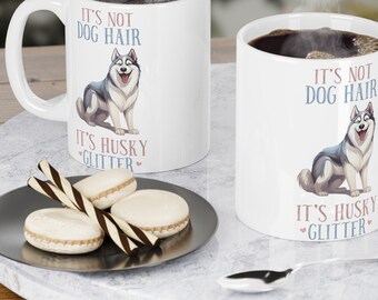 Décor à la maison, unisexe, neutre en matière de genre, tasses en céramique Husky sibérien (11oz\15oz\20oz) Husky, race de chien de tasse amusante, tasse de chien, tasse Husky, tasse de race