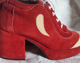Scarpe rosse funky | Etsy Italia