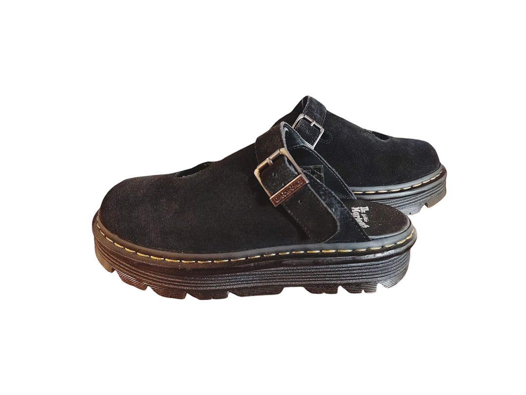 Dr Martens Zebzag Mules Black Suede EU 42 UK 8 HS 6403591100 - Etsy UK