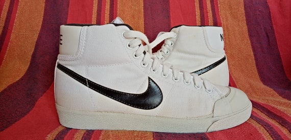 Zapatillas Nike Blazer 1981 de lona blanco negro US 8.5 | Etsy México