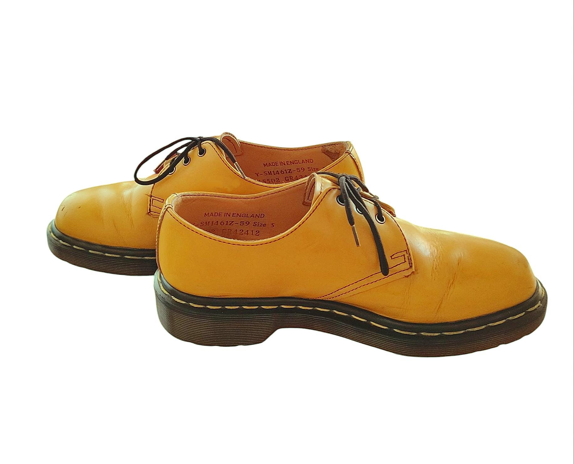 Doc Martens Brown Oxfords - Etsy