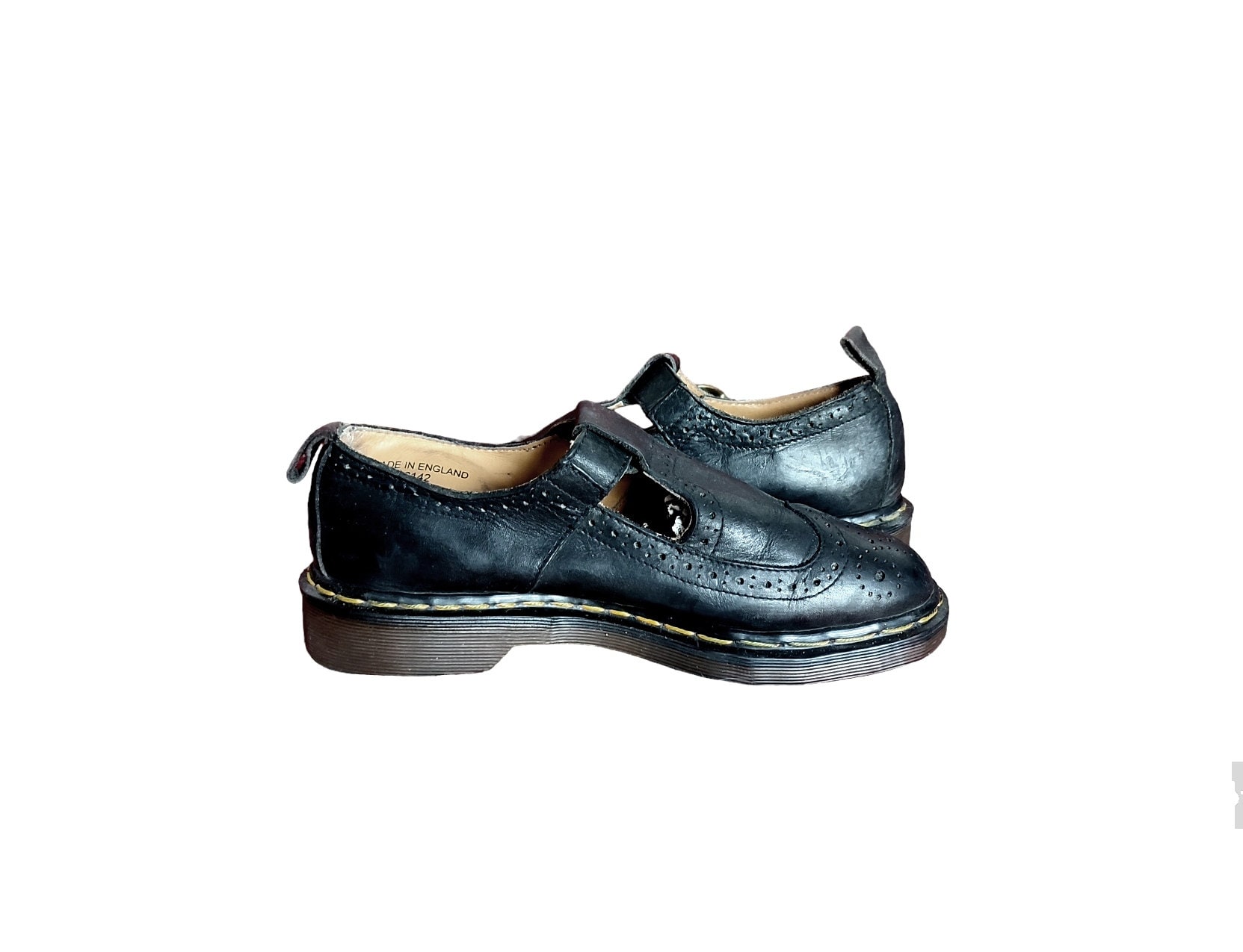 M*e様 B. 'Domingos Martins' Original Clon Dr Martens Vintage Women's Shoes From the 80s Made in England 8142