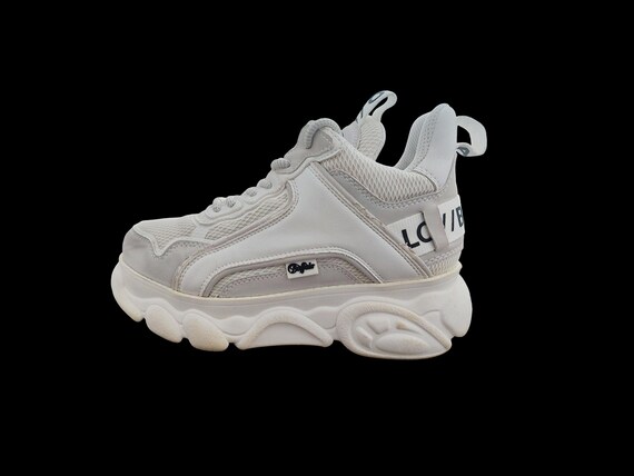 Buffalo London sneakers platforms white boots EU 37 US wo's 6.5 HS 6403511900 View 6