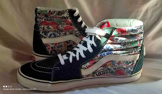 Vans sneakers hoge logo ontwerpen kleuren EU 44.5 - Etsy Nederland