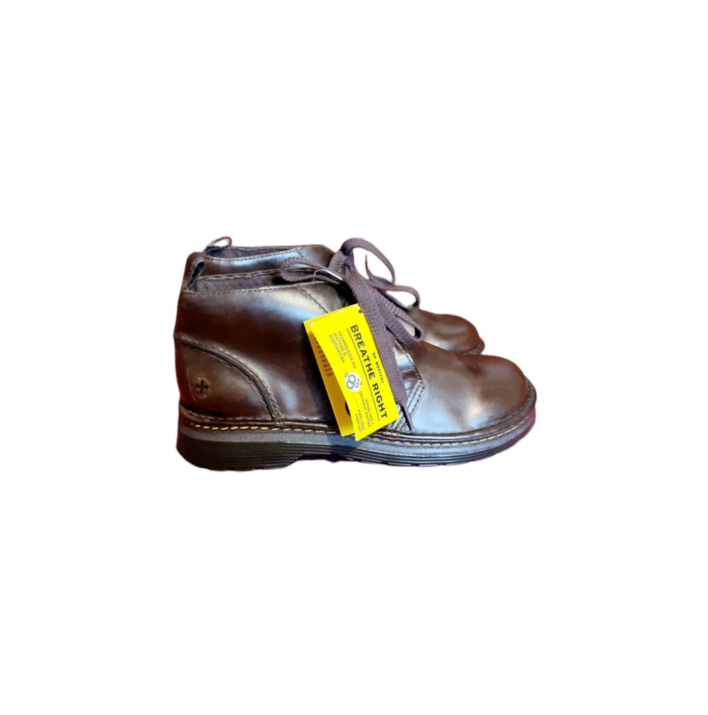 Doc Dr Martens Chukka Reed Brown Leather 3 Eyelet Lace Up Boots Men’s Size 12 Dr. Martens Brown Reed Chukka Boots Lace Up Ankle Round Toe  main image 2