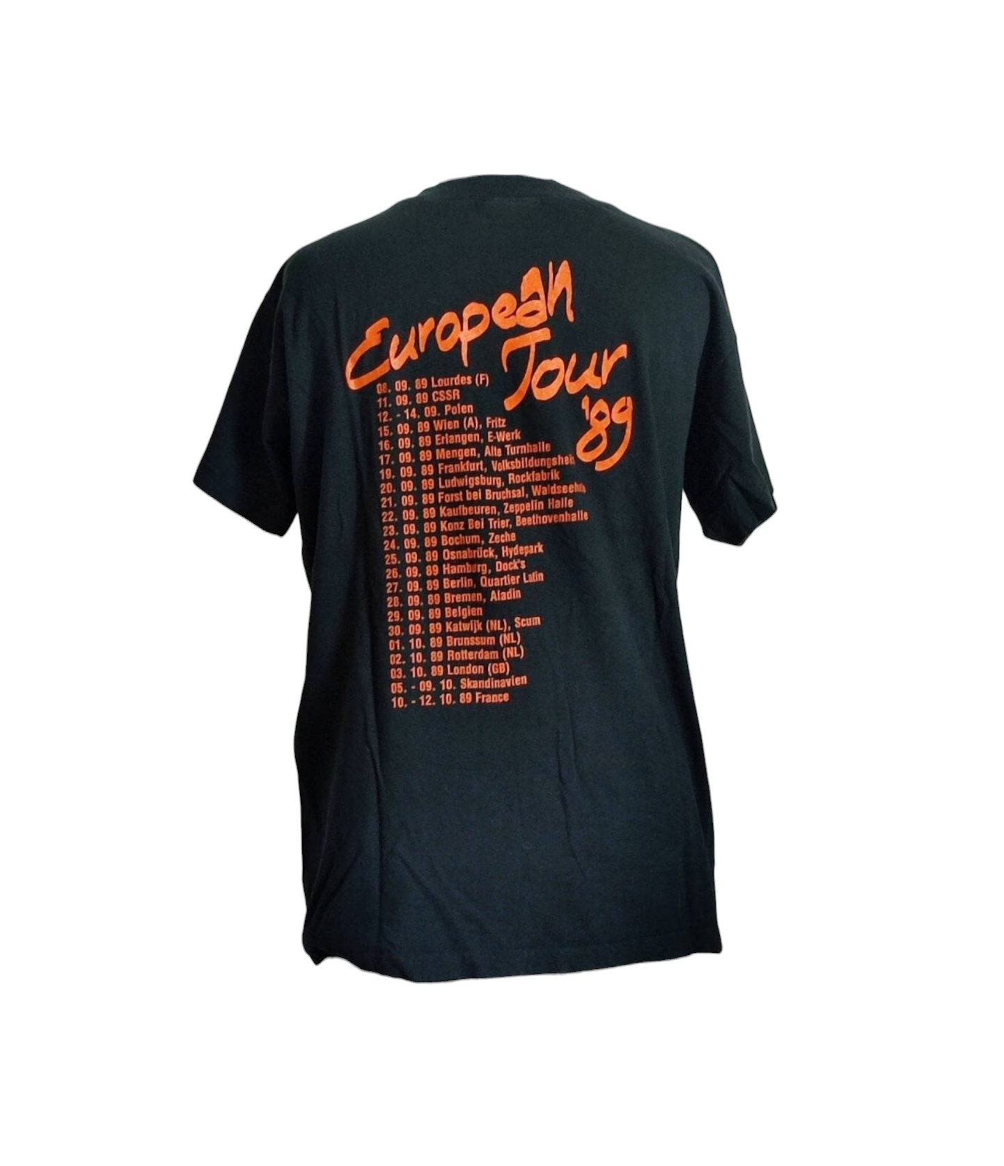 Sepultura T Shirt Tour 1989 Beneath the Remains Original