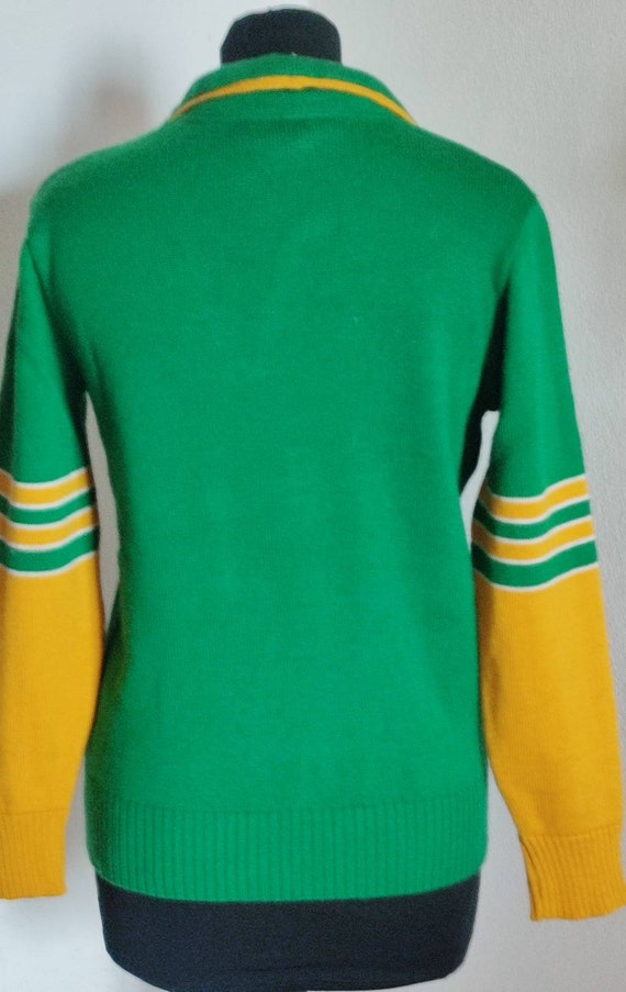 Maillot Cycliste Vintage 70's – Made In France – Acrylique Rouge – Taille L