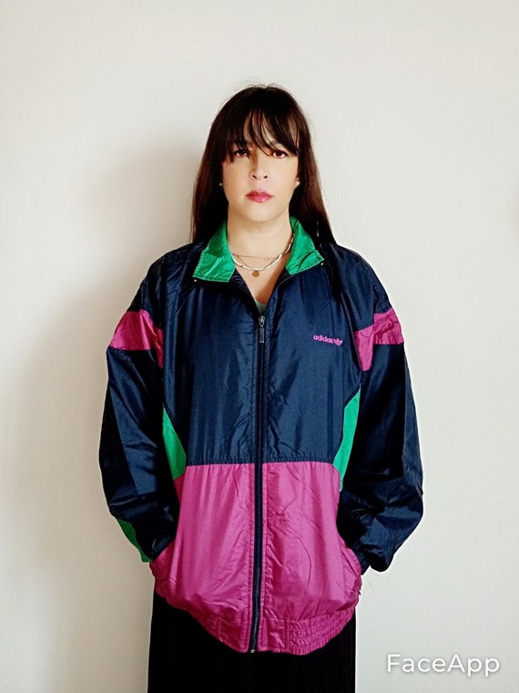 La cabra Billy En expansión Repetirse Chaqueta Adidas Vintage de los años 80 L - Etsy España