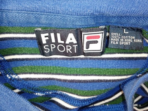 T shirt Fila stripes 90s