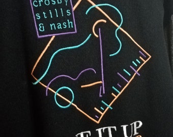 Crosby Stills & Nash Live It up World Tour 1990 Varsity