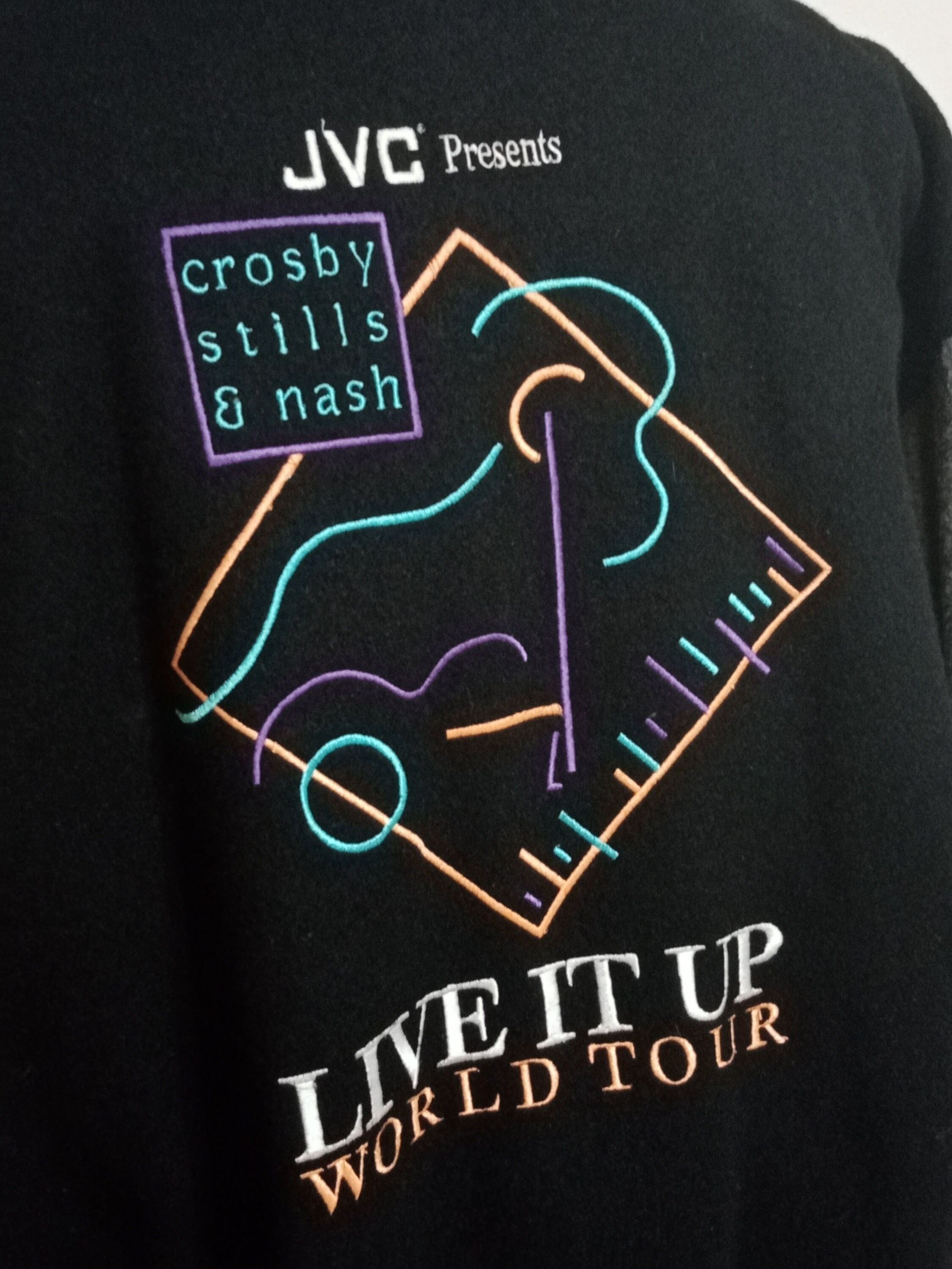Crosby Stills & Nash Live It up World Tour 1990 Varsity