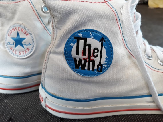 Converse Chuck Taylor vintage alte THE WHO bianche Eu 41 uk/us | Etsy