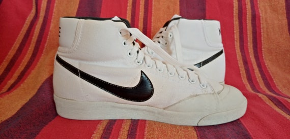 Zapatillas Nike Blazer 1981 de lona blanco negro US 8.5 | Etsy México