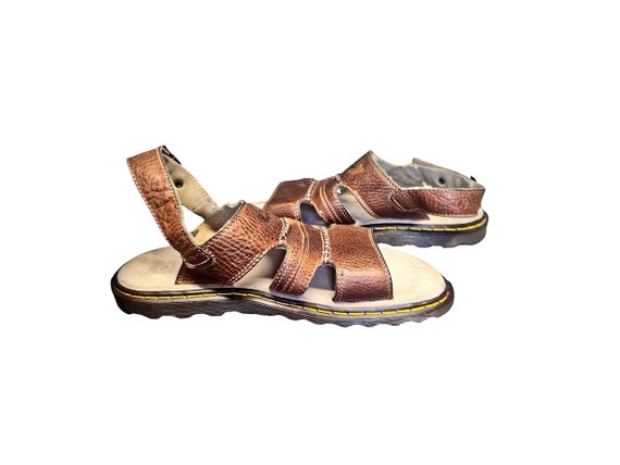 Dr Martens 8870 sandali UK 12 EU 47 USM 13 pelle marrone pescatore