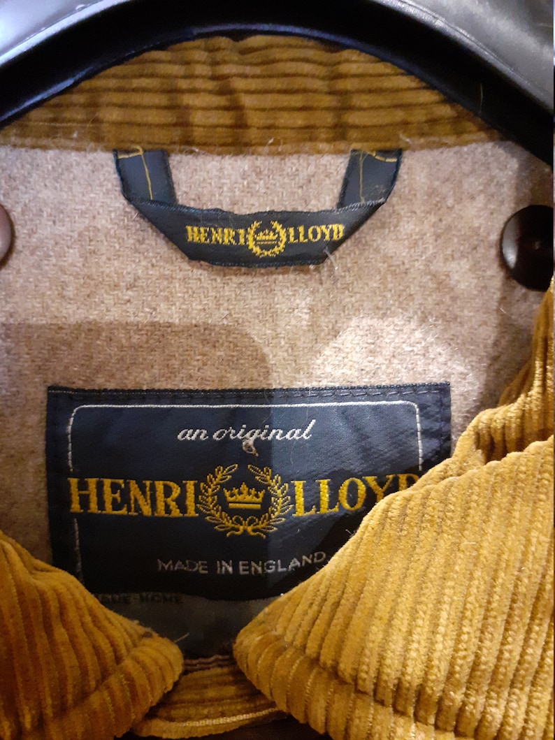 HENRY LLOYD waxed parka jacket 80s L image 4