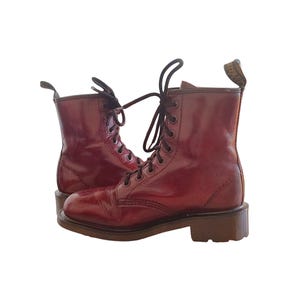 Vintage Burgundy Dr Marten Boots - Etsy