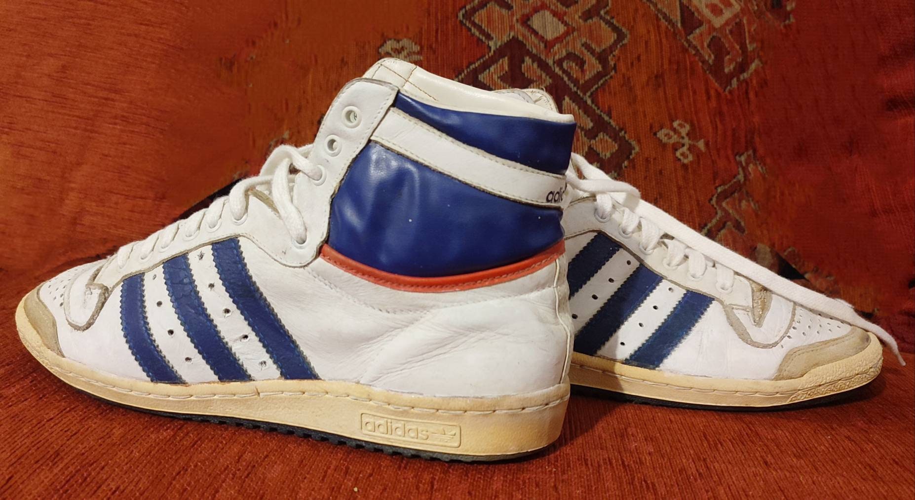 Adidas Top Ten sneakers vintage 80s Rumania Unido 10 EU - Etsy