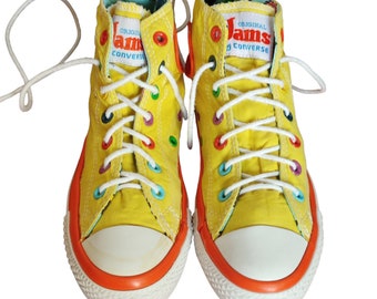 Converse Chuck Taylor Original Jams vintage yellow orange sneakers EU 38 US  wo's UK