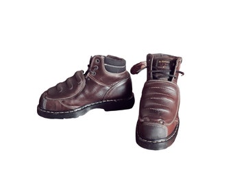 Dr Martens Industrial Ironbridge style brown amphibious safety boots EU 42, UK 8 iron toe